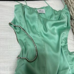 Oh Polly Mint green mini dress